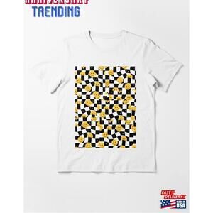 Chess Happy Face Pattern Essential Tshirt Classic Unisex